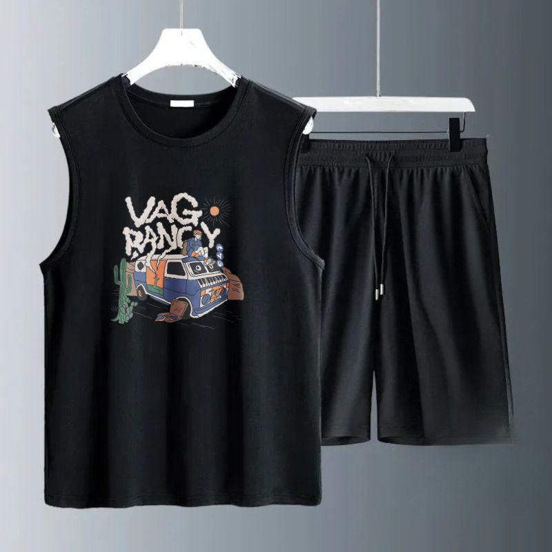 Summer Clothing Beach - Мужские комплекты майок 2026 года, летние,