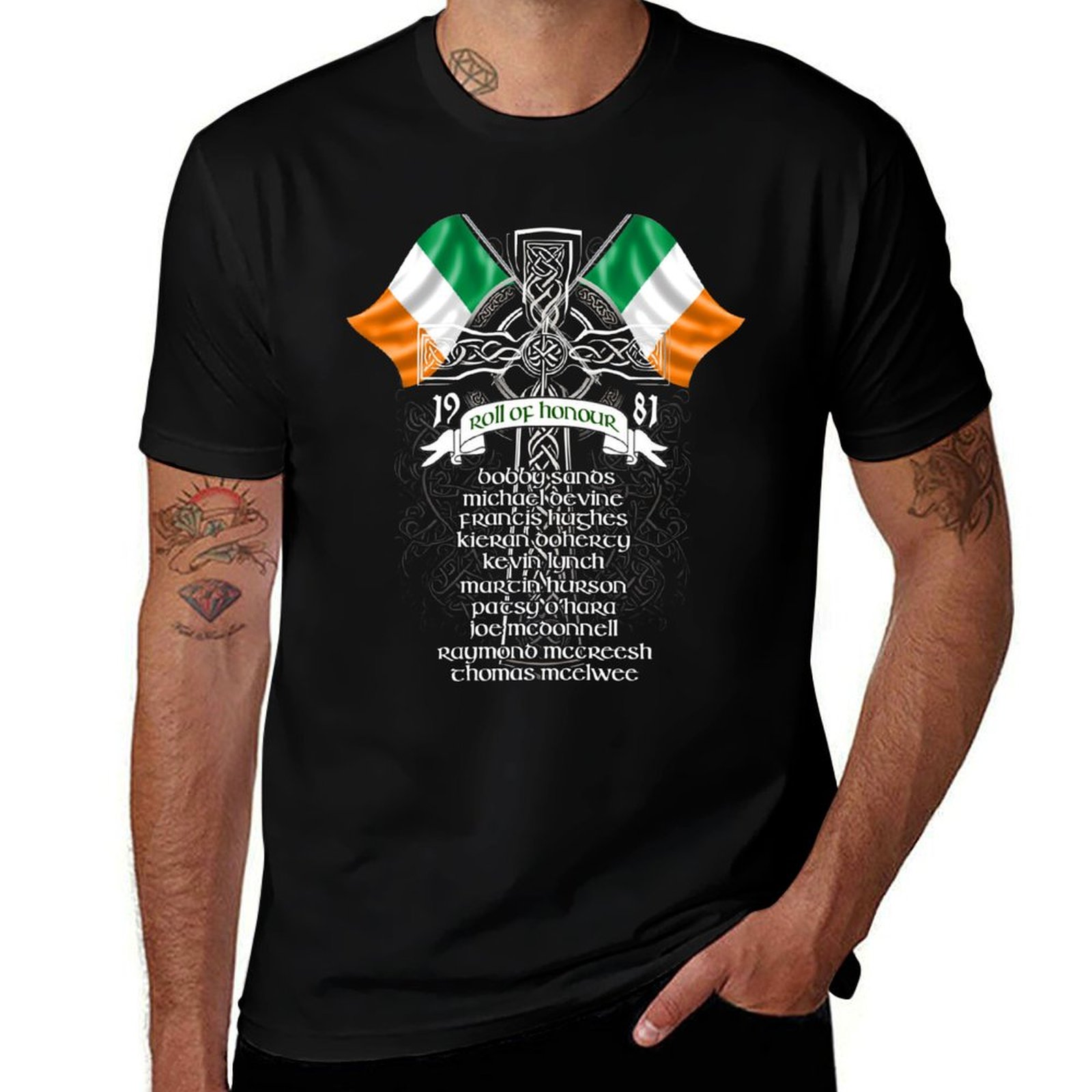Ireland Summer Clothing - Ирландский Hunger Strike 1981-ирландская футболка для