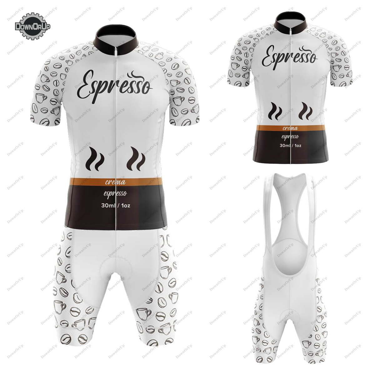 Summer Clothing List - Комплект велоформы Coffee List Espresso для