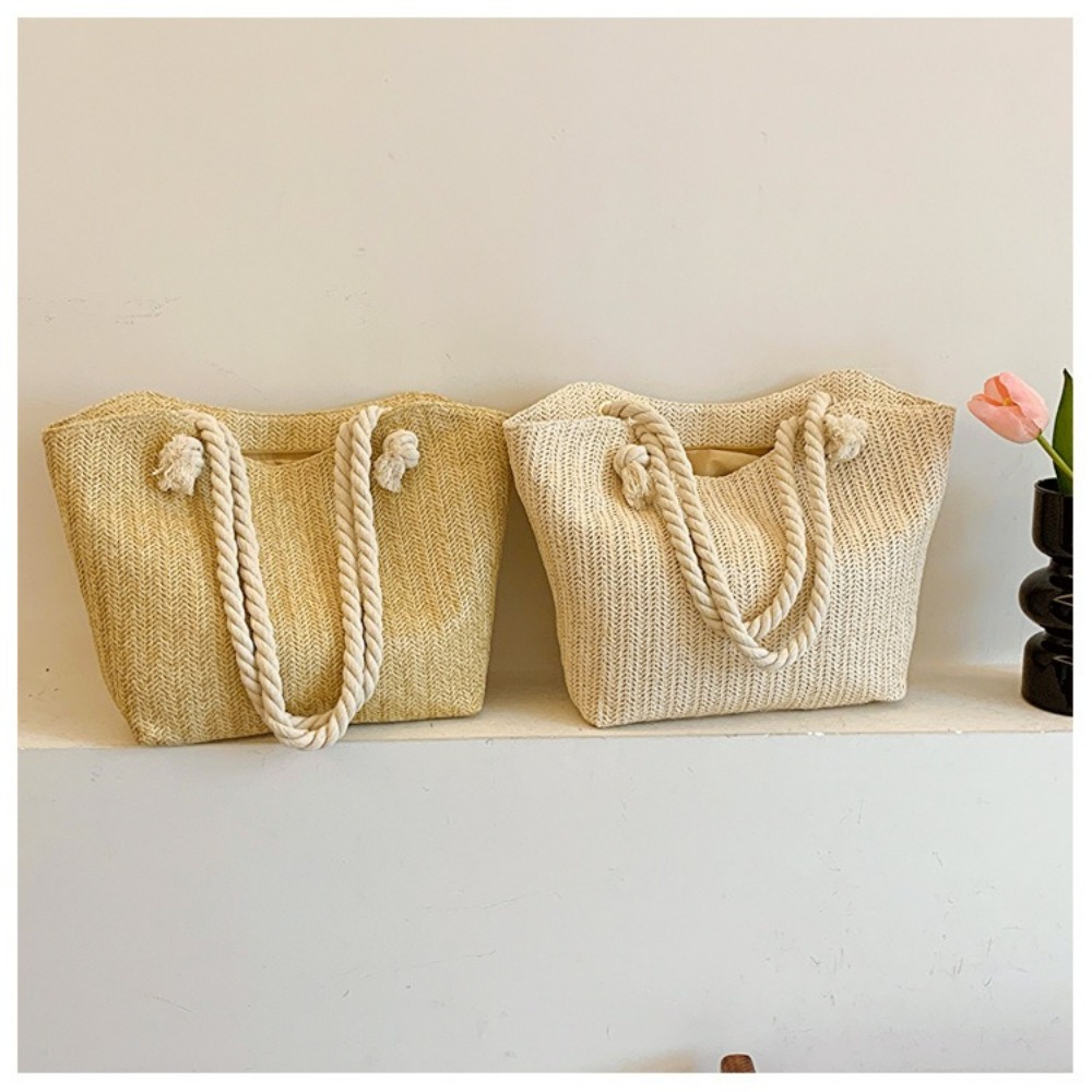 Beach Bag Straw - Новая летняя пляжная сумка-тоут большой вместимости