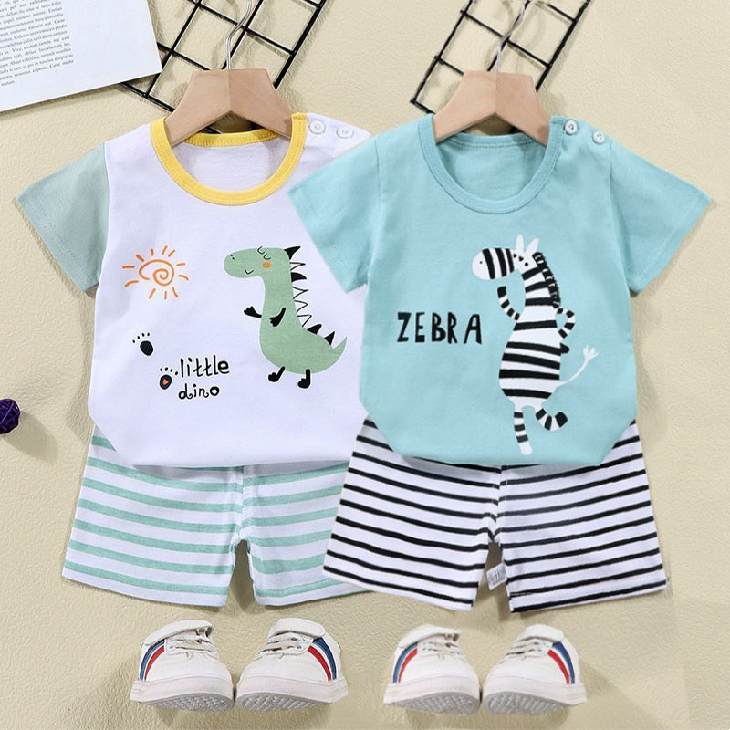 Summer Clothing Toddler - Хлопковые футболки + шорты, спортивный костюм