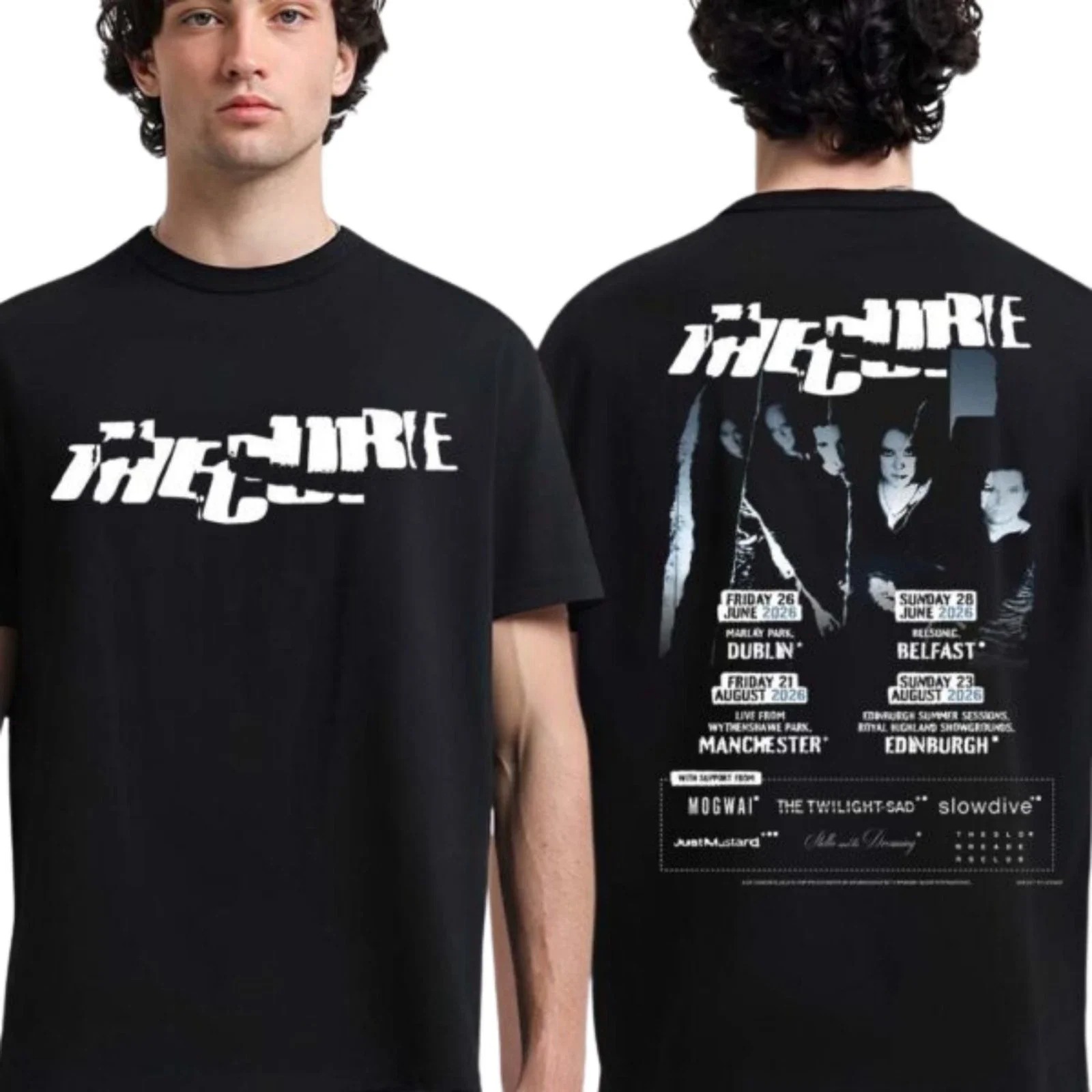 Ireland Summer Clothing - Футболка с графическим принтом The Cure