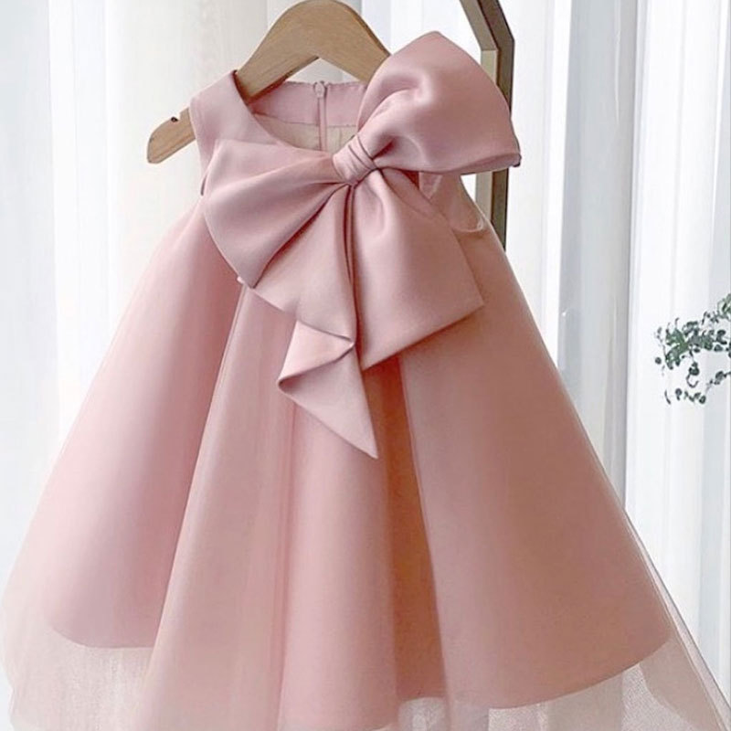 Summer Clothing Toddler - Летнее платье с большим бантом для