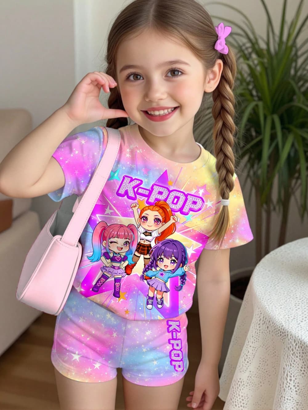 Summer Clothing List - Комплект для девочек: футболка и шорты