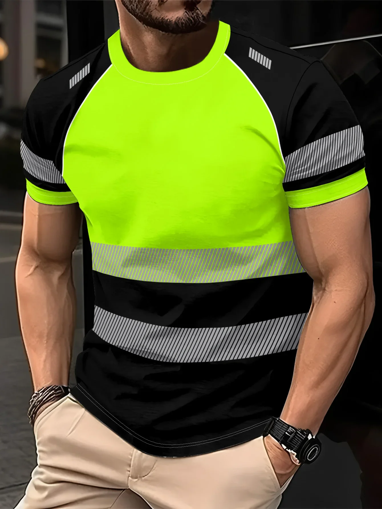 Summer Hi Vis Clothing - Защитные рабочие рубашки высокой видимости Мужчины