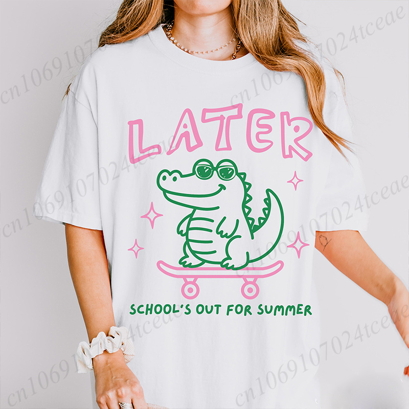 Summer Clothing Brands For Women - Футболка «Последний день в школе» для