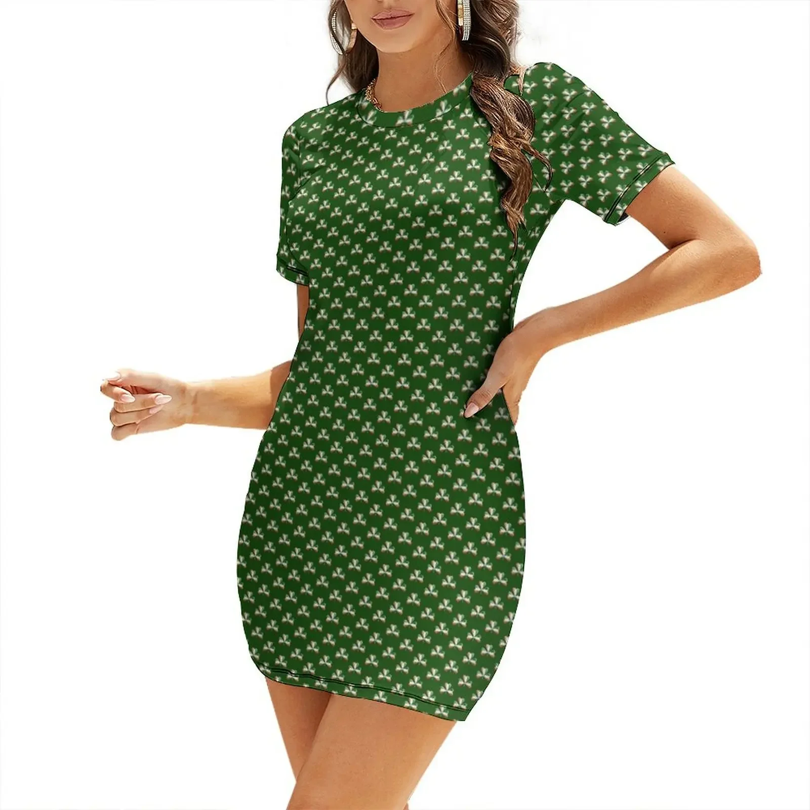 Ireland Summer Clothing - Платье с короткими рукавами в цветах