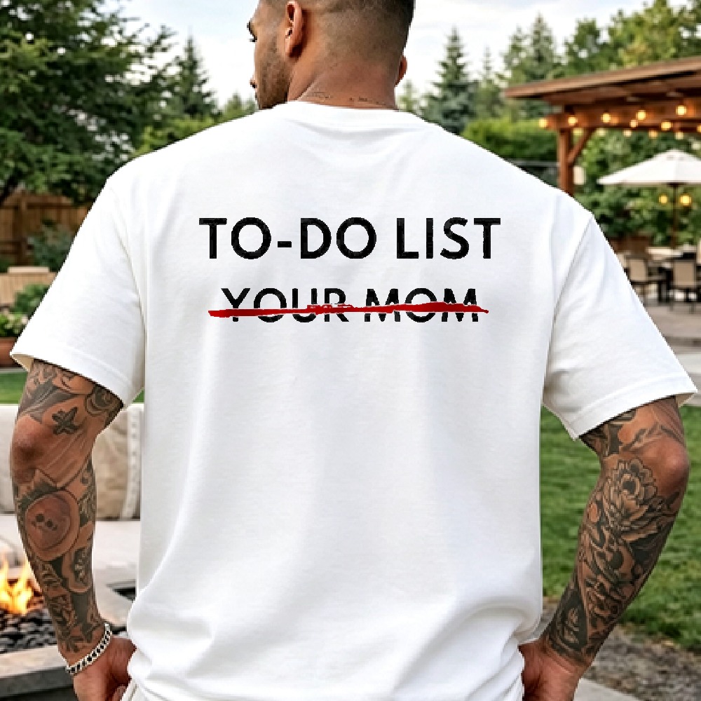 Summer Clothing List - Забавные футболки с надписью «Список дел