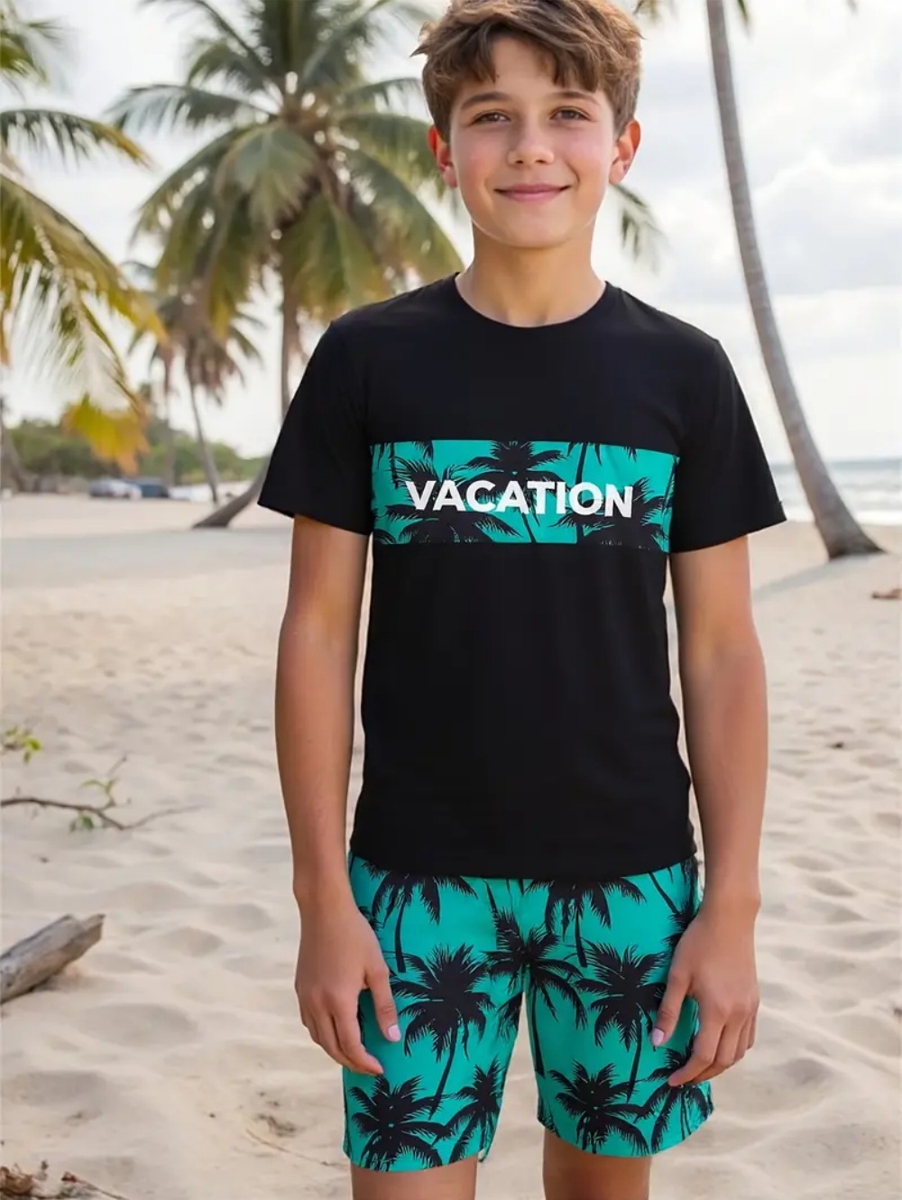 Summer Clothing List - Гавайские детские комплекты, повседневный костюм с