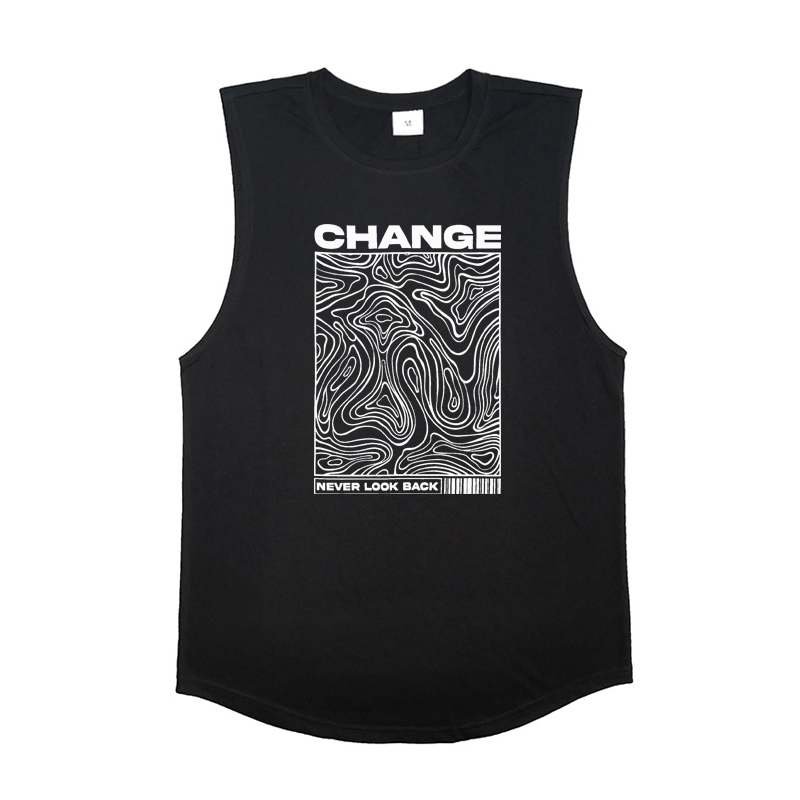 Summer Clothing Looks - Напись «Change Never Look Back» на