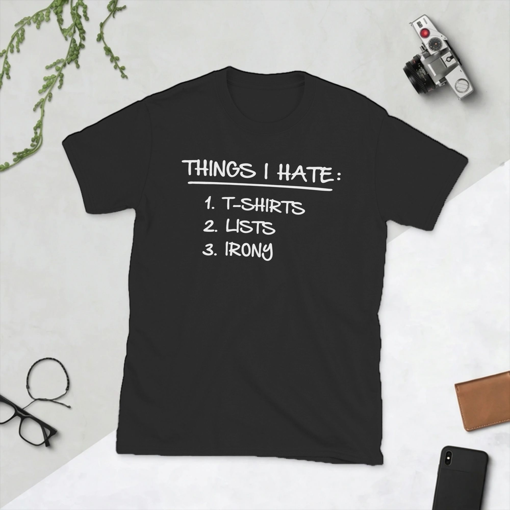 Summer Clothing List - Футболка для мужчин с надписью «Список