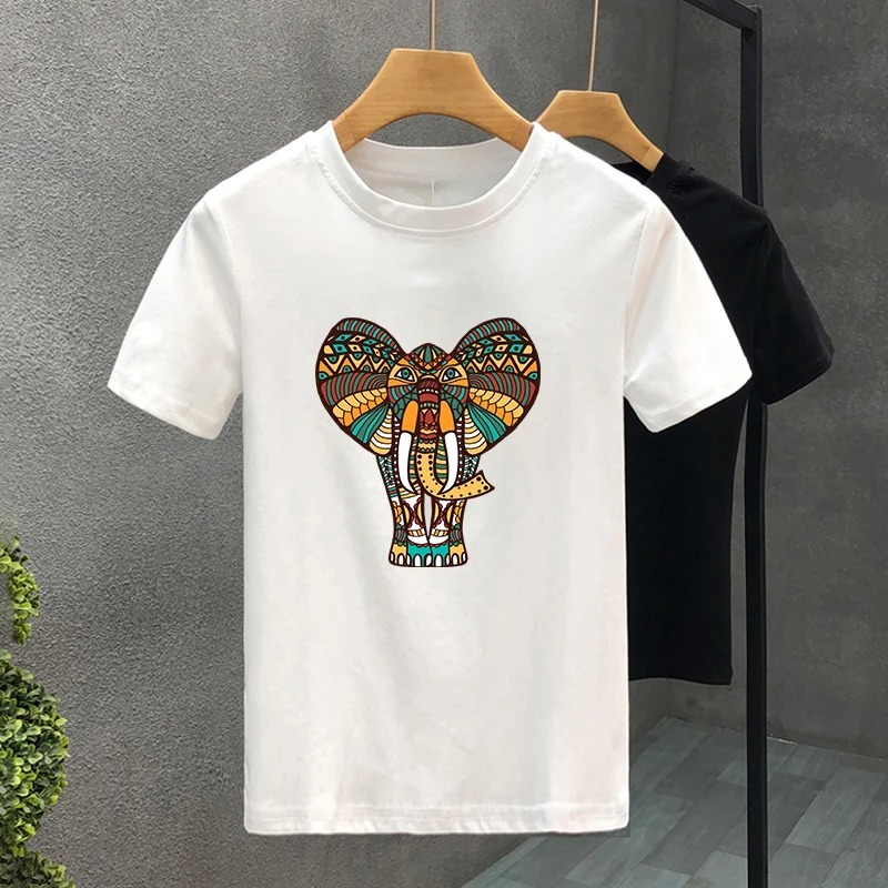 Summer Clothing Brands For Women - Женская футболка со слоном из Таиланда,