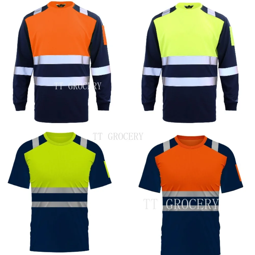 Summer Hi Vis Clothing - Защитные рабочие рубашки высокой видимости, летняя