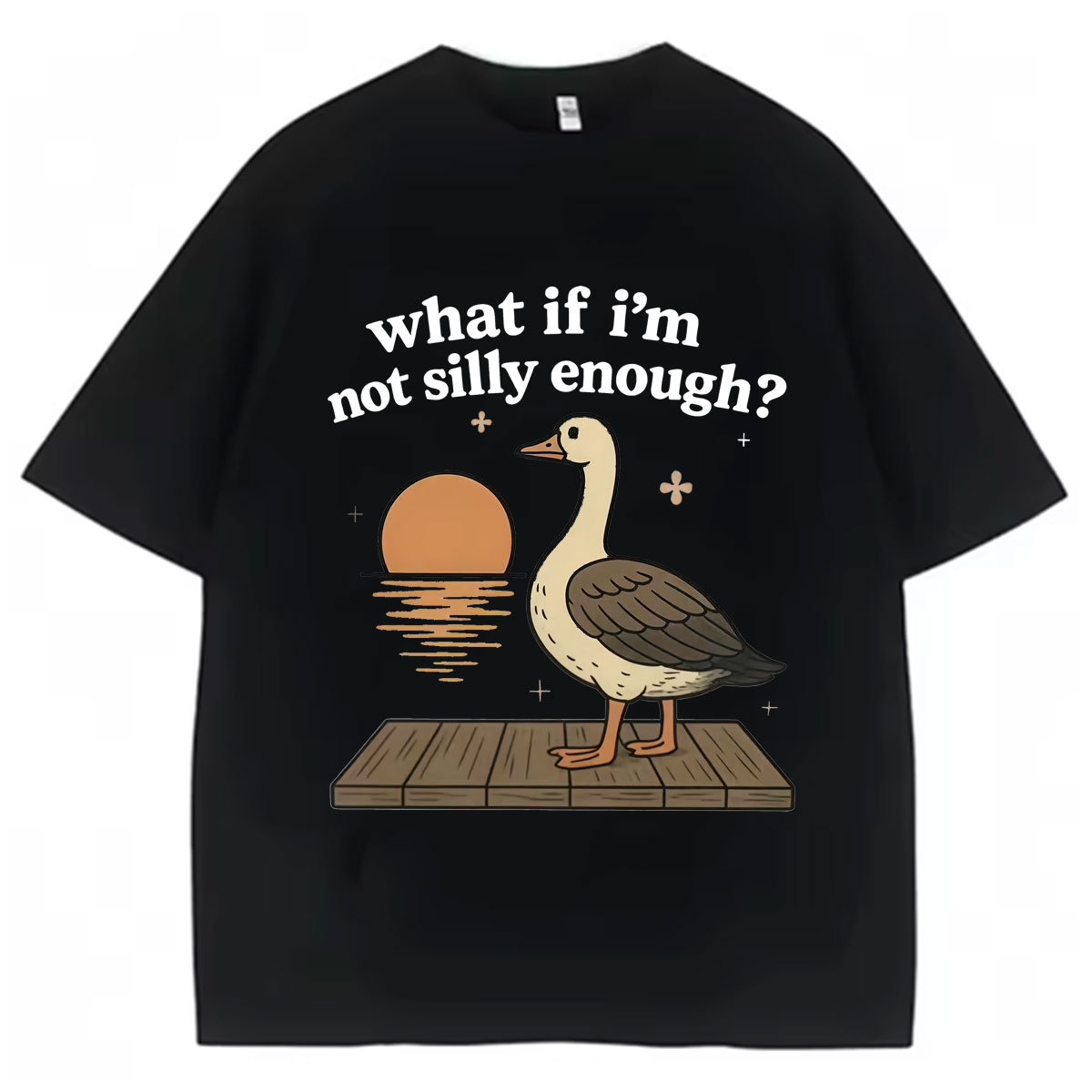 Summer Duck Clothing - Футболка с забавным принтом утки, модная