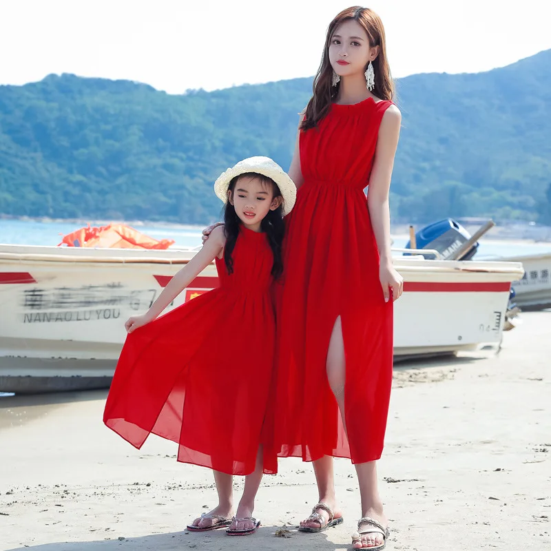 Платье для мамы и девочки, оди – обзор и цена Summer Clothing Resort