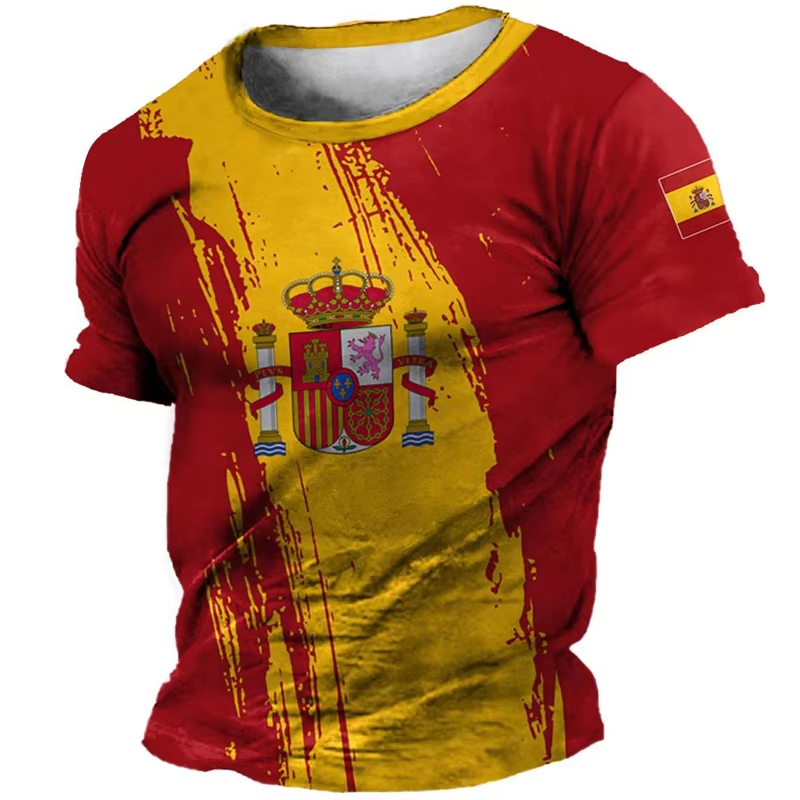 Мужская футболка с 3D-принтом  – обзор и цена Summer Clothing In Spanish