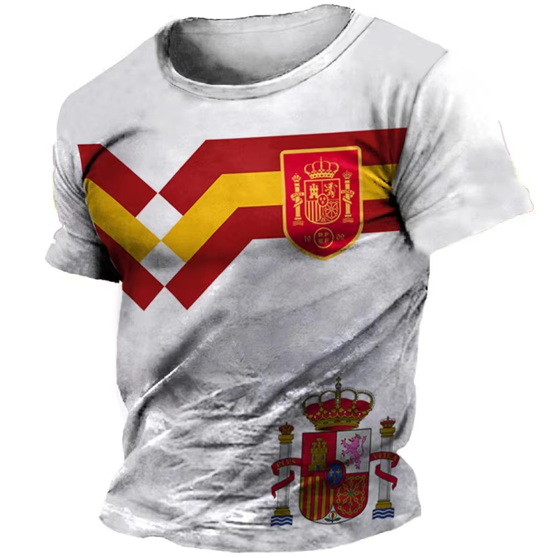 Мужская футболка с 3D-принтом  – обзор и цена Summer Clothing In Spanish