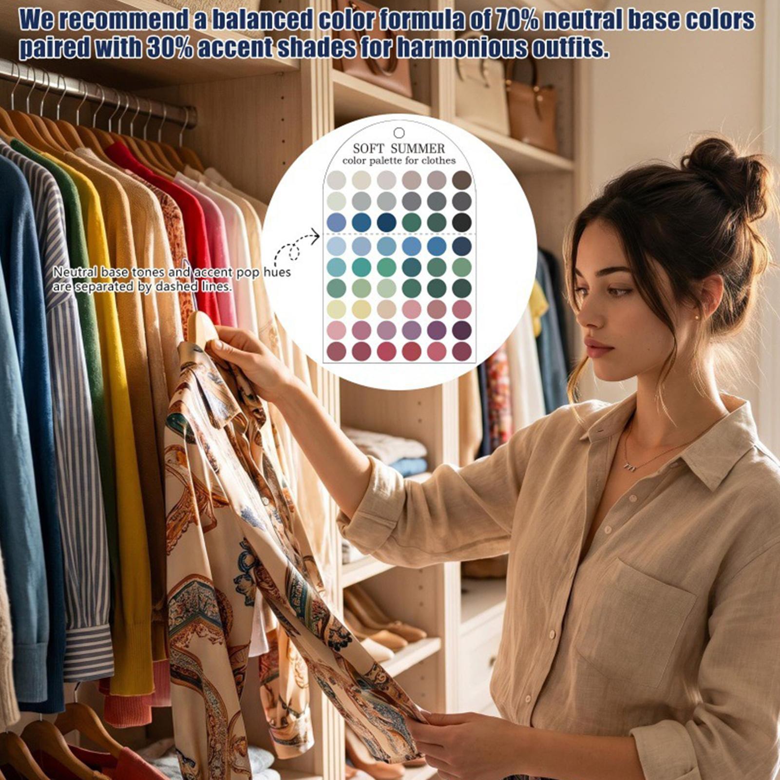 2 шт. Мягкие летние цветовые п – обзор и цена Summer Clothing Color Palette