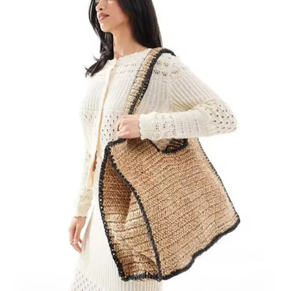 Соломенные сумки большой емкос – обзор и цена Beach Bag Straw