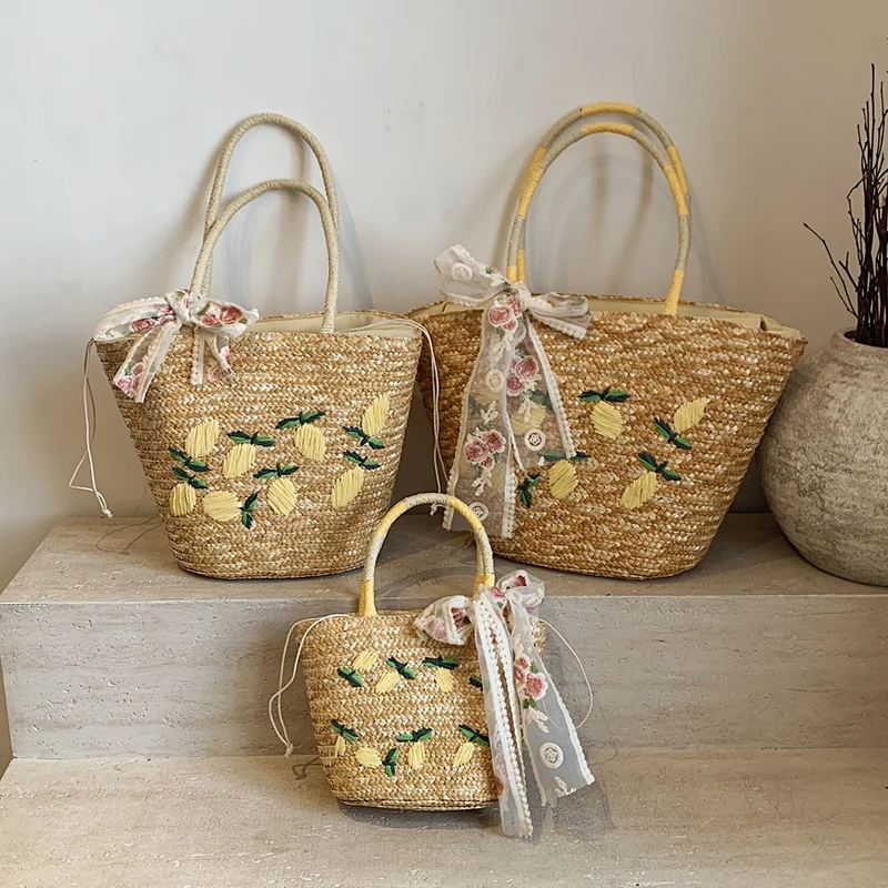 Пляжная сумка через плечо боль – обзор и цена Beach Bag Straw