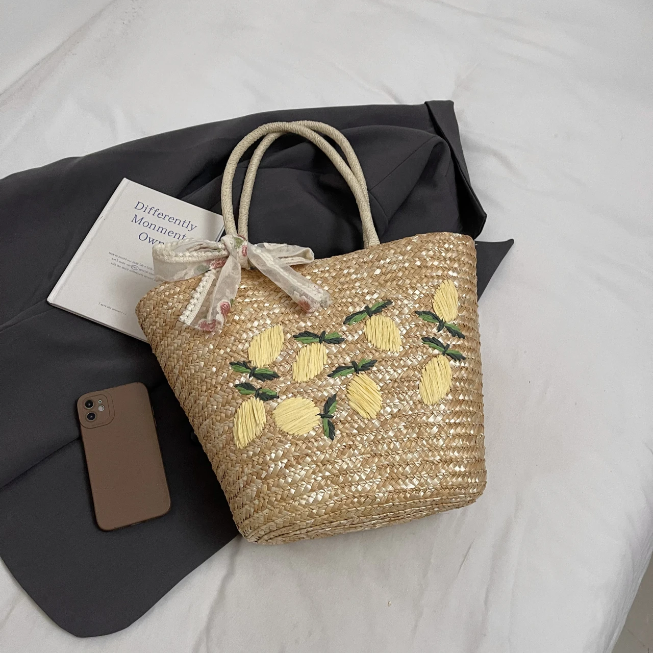 Пляжная сумка через плечо боль – обзор и цена Beach Bag Straw