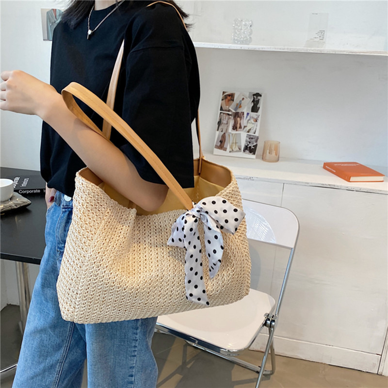 Соломенная женская сумка с бан – обзор и цена Beach Bag Straw