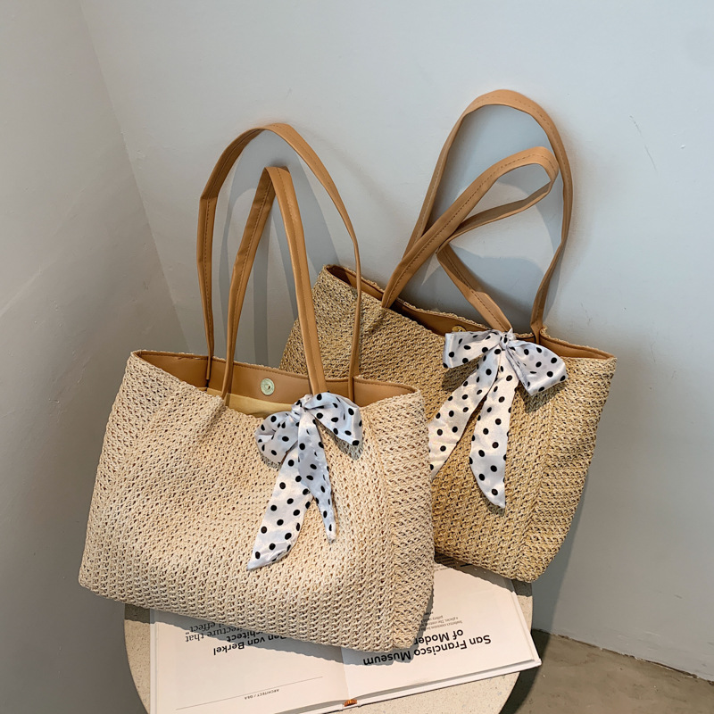 Соломенная женская сумка с бан – обзор и цена Beach Bag Straw