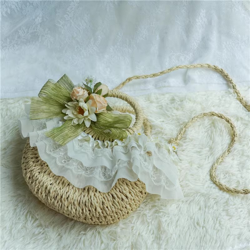 Сумка из кружева в стиле Лолит – обзор и цена Beach Bag Straw