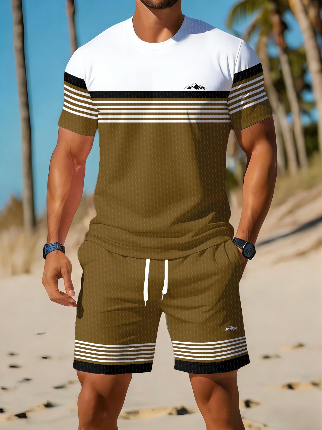 Мужской летний комплект из фут – обзор и цена Summer Clothing Beach