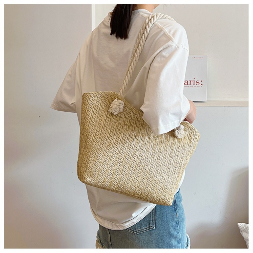 Новая летняя пляжная сумка-тоу – обзор и цена Beach Bag Straw