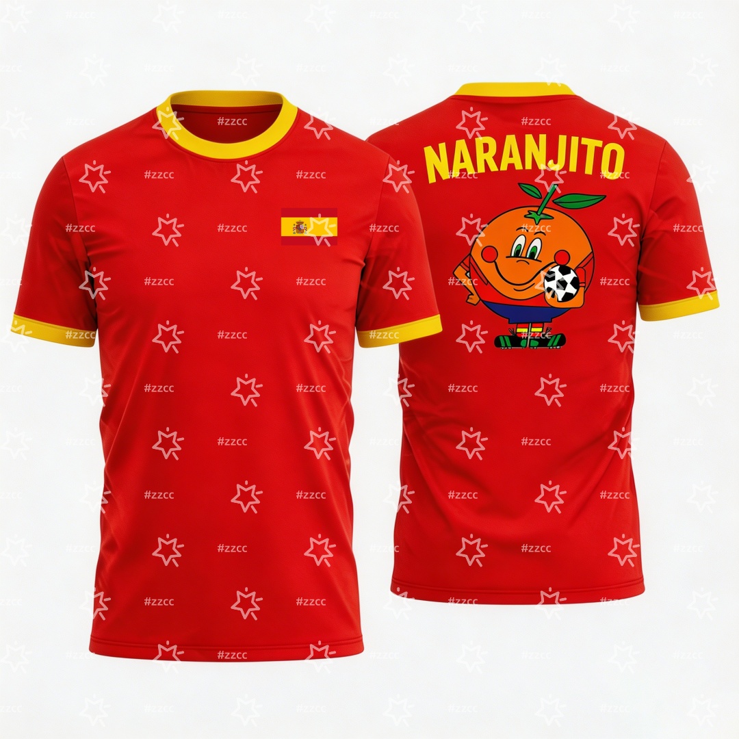 Футбольная футболка Naranjito  – обзор и цена Summer Clothing In Spanish
