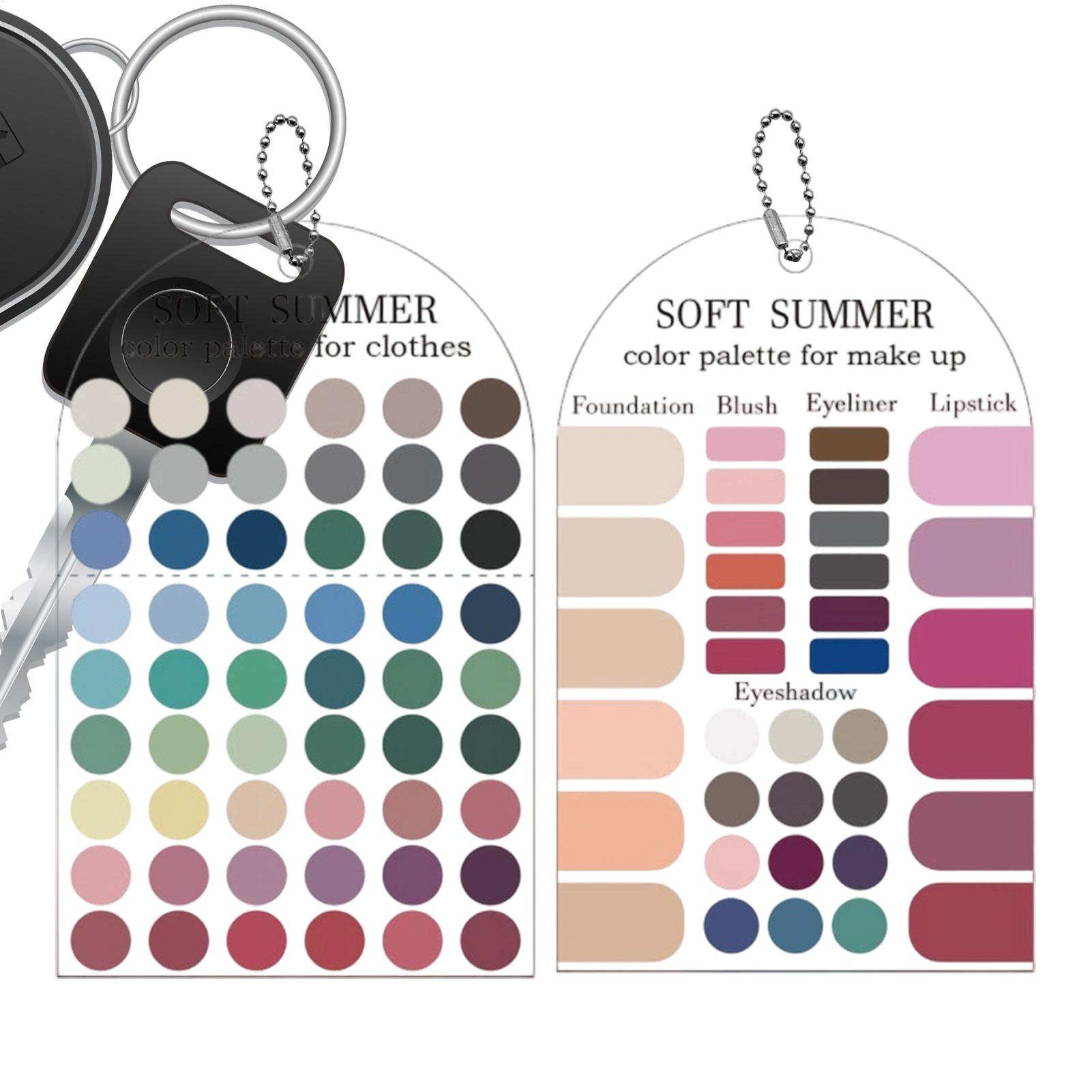 Набор из 2 акриловых палитр: м – обзор и цена Summer Clothing Color Palette