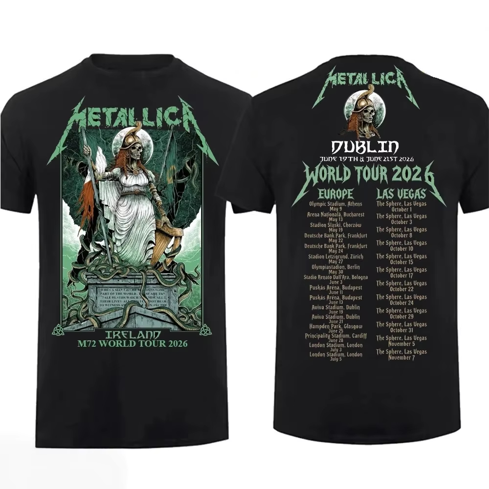 Футболка Metallica Band M72 Wo – обзор и цена Ireland Summer Clothing