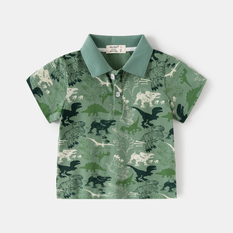 Детская летняя футболка-поло с – обзор и цена Summer Clothing Toddler