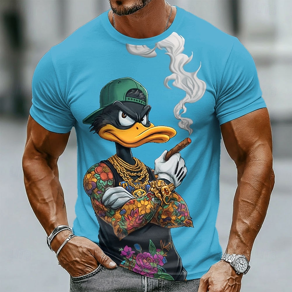 Забавные мужские футболки с 3D – обзор и цена Summer Duck Clothing